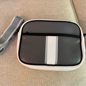 Stylish Gray and White cross body